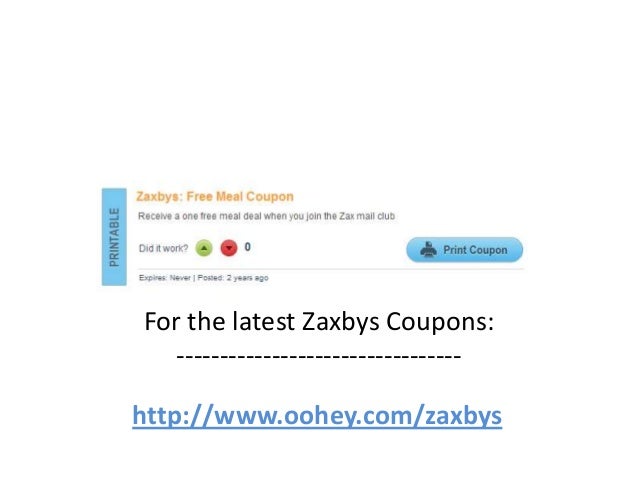 Zaxbys Discount codes Code March 2013 April 2013 Could 2013 picture relating to Zaxby's Coupons Printable identify Zaxbys Discount coupons Code March 2013 April 2013 May well 2013
